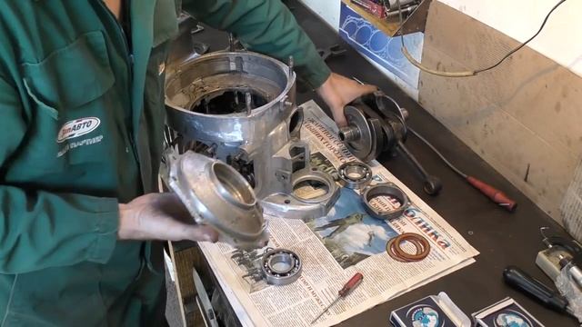 Часть 4 .Коленвал. Ремонт двигателя мотоцикла М 72 ,К 750 ,МВ 750 ,Днепр 12 смотреть онлайн