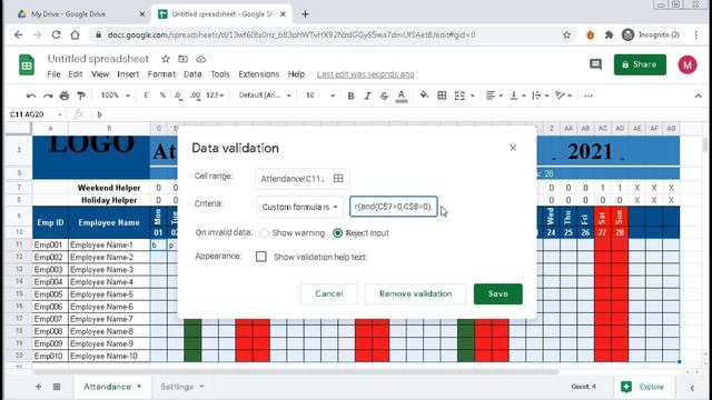 #155-How to make an Automated Attendance Sheet in Google Sheets смотреть онлайн