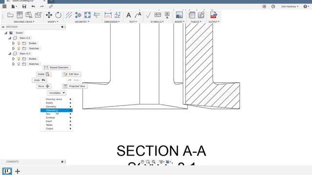 Creating Fusion 360 Angular Dimensions смотреть онлайн