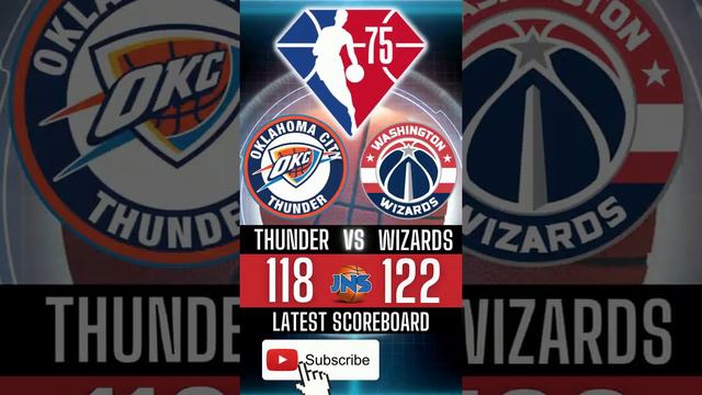 NBA RESULTS TODAY | THUNDER VS WIZARDS | JANUARY 12 - 11, 2022 смотреть онлайн