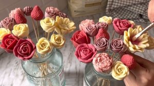 Шоколадные розы | Букет из шоколадных роз | Оформление букета | Подарок на 8 марта своими руками