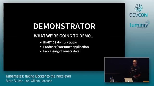 Kubernetes: taking Docker to the next level - Marc Sluiter, Jan Willem Janssen [Luminis DevCon 2015 смотреть онлайн