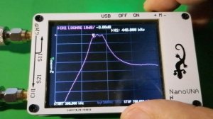 Изменяю промежуточную частоту с помощью NanoVNA