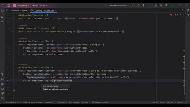 Update Customer API in Angular, Spring Boot | Part 8 |Angular, Spring Boot CRUD Application Tutoria смотреть онлайн