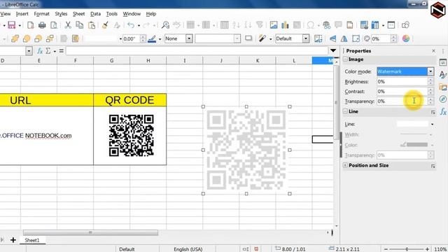 How to create a QR code in Libreoffice Calc смотреть онлайн