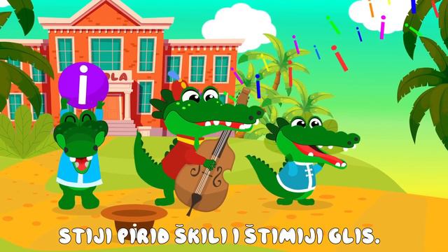 Djecije pjesmice: Tri krokodila i kontrabas | decije pesmice | pesme za decu смотреть онлайн