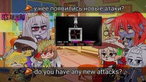 • undertale reacts to bad time trio {hard mode} | реакция андертейл на bad time trio {hard mode} •