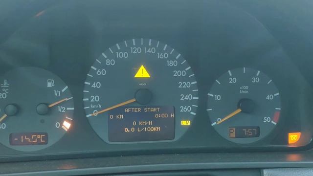 Мерседес W210 320cdi. Запуск в минус 15. Одесса смотреть онлайн