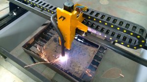 Режем детали 8мм на ЧПУ плазморезе PL-2613