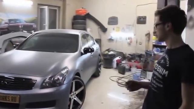 Покраска авто жидкой резиной DIPWORKS покрытие жидкой резиной Plasti Dip 480p смотреть онлайн
