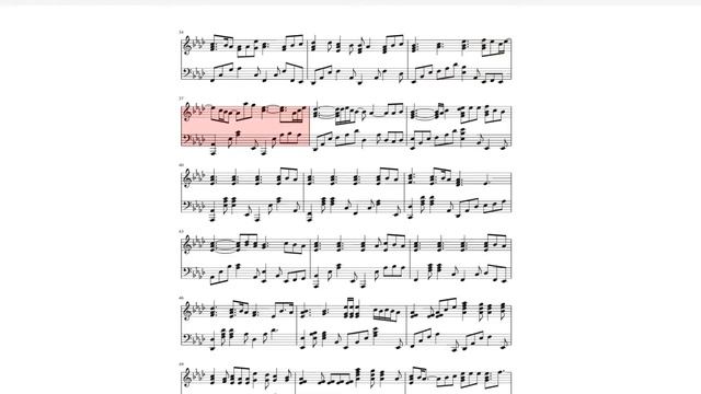 Ed Sheeran - Perfect (piano score cover) смотреть онлайн