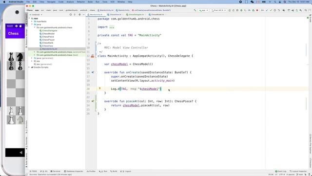 Android Chess 016: Using Kotlin interface to decouple classes ChessView and MainActivity смотреть онлайн