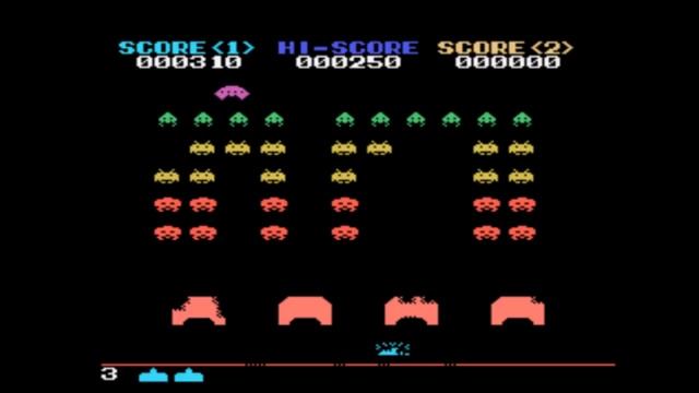 Sega Sg 1000 - Space Invaders Gameplay (HD) смотреть онлайн