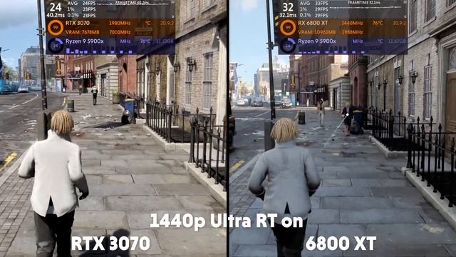 RX 6800 XT VS RTX 3070 | Ray Tracing on/off | 1080p, 1440p, 4k смотреть онлайн
