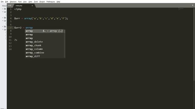 array chunk in php смотреть онлайн