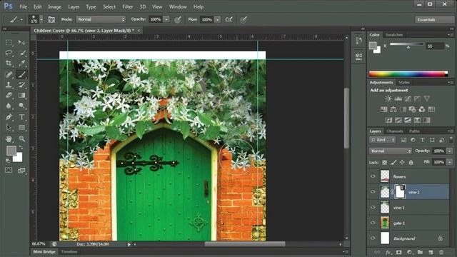 Placing Images - Adobe Photoshop CS6 Tutorial смотреть онлайн