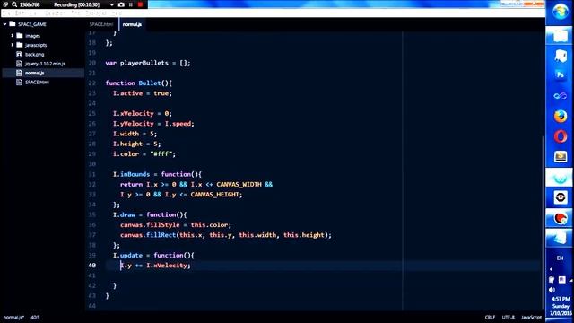 #Part1-Space Shooter Game with JS(JavaScript), html, css смотреть онлайн