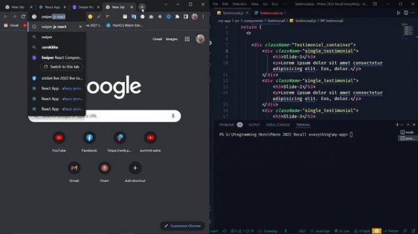 Swiper js install in React js project easy way || Swiper js