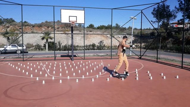 Skateboard | 100 Slalom | Скейтборд | 100 слаломных фишек смотреть онлайн