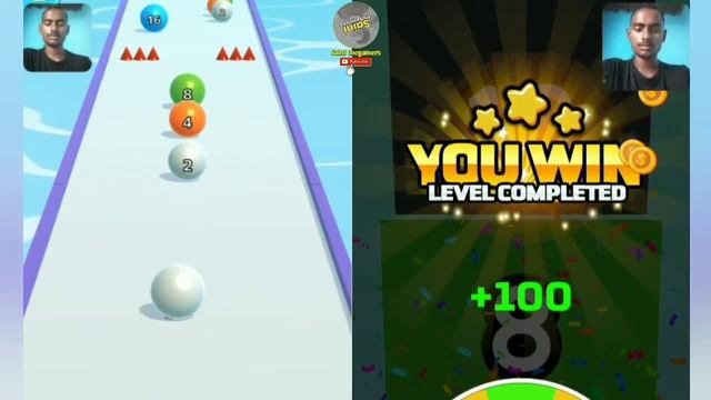 Ball Run Infinity / 2048 Ball Game - Merge Number (Asmr Game) Sastifying Gameplay смотреть онлайн