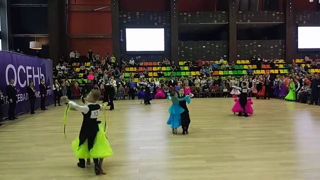 Танго. Юниоры-1 Д класс 1/8 смотреть онлайн