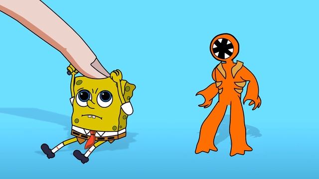Anime Chibi Figure (Roblox Doors) VS Finger - Epic Battle to Save SpongeBob! смотреть онлайн