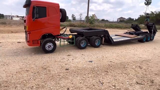 RC Truck Model Volvo - Volvo Truck Test Power And Transporte weight 55kg So great смотреть онлайн