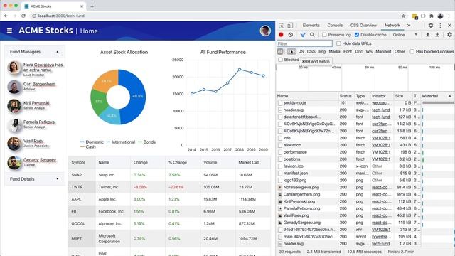 Debugging React Apps with Chrome DevTools and Fiddler смотреть онлайн