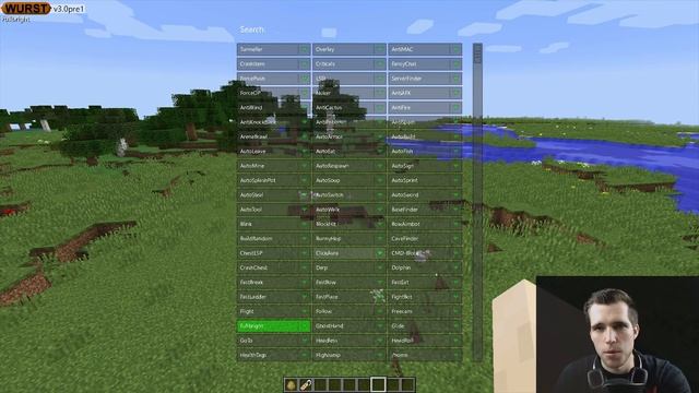 Minecraft 1.9 - 1.9.X : Hacked Client - Wurst ! - The Force OP Client is back ! смотреть онлайн