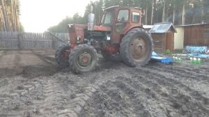 Пробный выезд после ремонта ТНВД на Т-40 АМ .