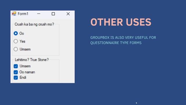 Groupbox - C# Windows Forms Controls смотреть онлайн