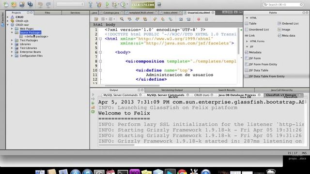JEE + JSF + MVC + EJB + PRIMEFACES crud part 3 смотреть онлайн