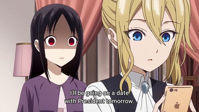 Kaguya is Jealous of Hayasaka going on a date with Shirogane смотреть онлайн