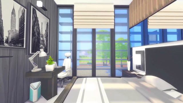 🌁☕ Designer Apartment +Office | Base Game Only | The Sims 4 | Stop Motion смотреть онлайн