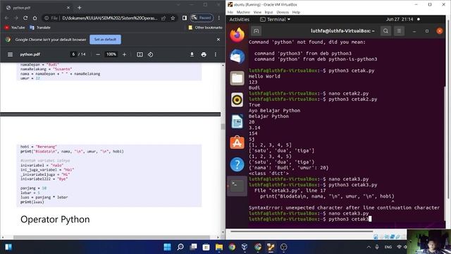 Python di Ubuntu смотреть онлайн