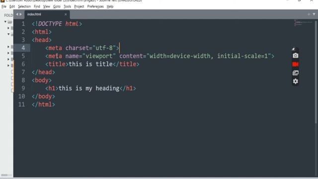 What is meta and viewport in html | Shigaur смотреть онлайн