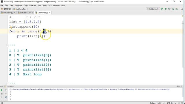 The Basics: Python 3 - Lists (Traversing Elements for each loops) смотреть онлайн