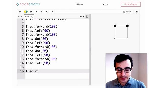 Write Your First Python Program Using Turtle: A Coding Lesson for Kids смотреть онлайн