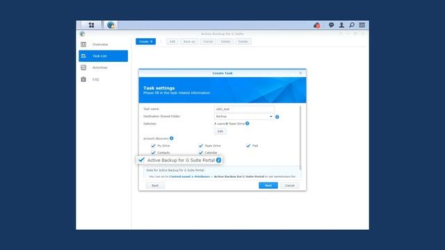 How to Create a Google Workspace Backup Task on Synology NAS смотреть онлайн