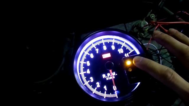 5" RPM 11000K Auto Tachometer 7 Color LED Тахометр в нексию. смотреть онлайн