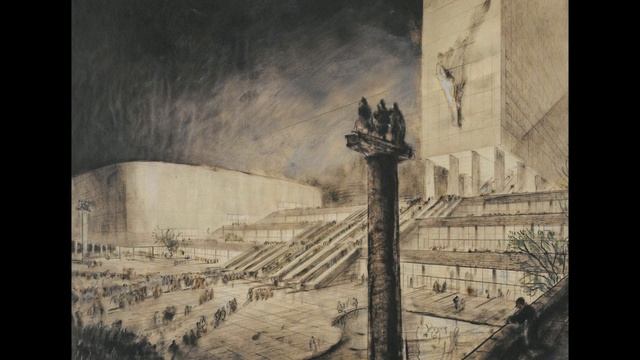 Ретрофутуризм 1920х годов - Архитектора Хью Ферриса (колоризированные изображения) смотреть онлайн