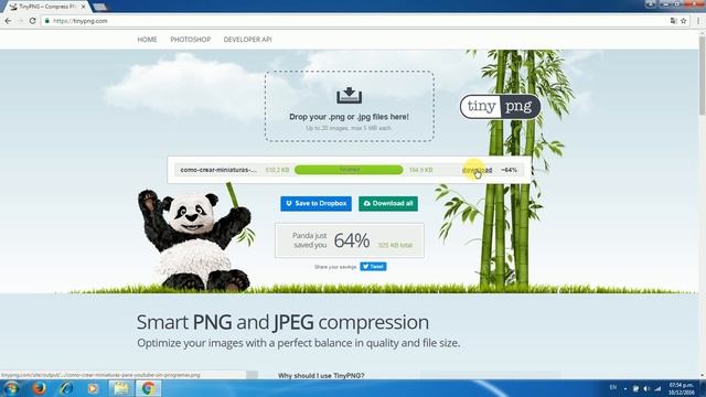 Cómo Reducir el Peso de una Imagen PNG Sin Programas ✅ TinyPNG смотреть онлайн