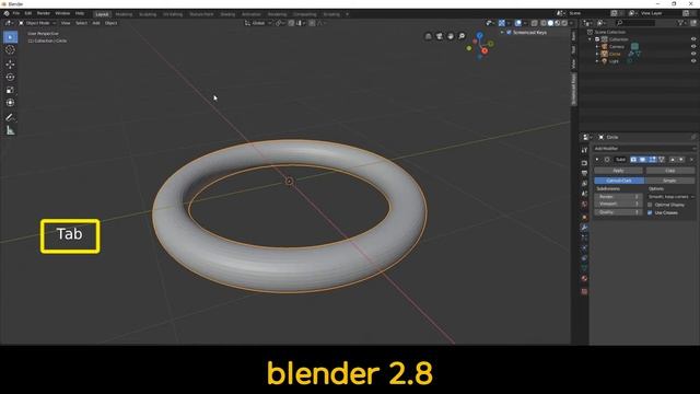 Making simple ring (blender 3d tutorial) смотреть онлайн