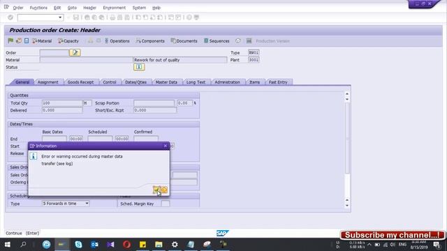 How to do rework order process in SAP PP смотреть онлайн