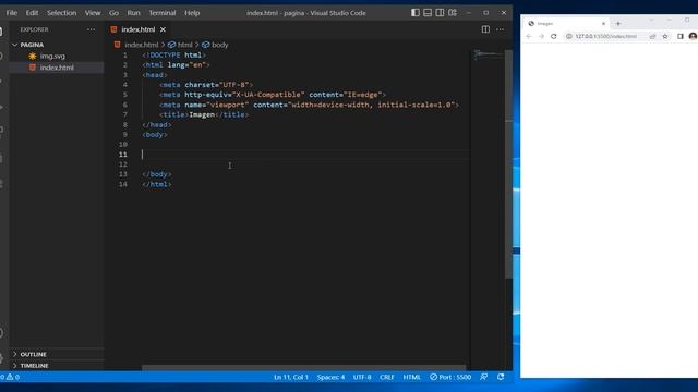 como PONER un SVG en HTML en VISUAL studio CODE ? смотреть онлайн