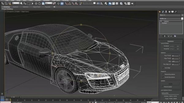 3DS MAX за 7 дней [Как оптимизировать модель, убрать лишние полигоны]
