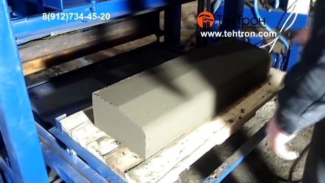 Производство дорожного и тротуарного бордюра на установке ВПГ-1000 смотреть онлайн