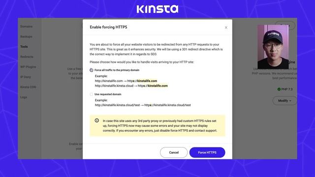 How to Quickly Redirect HTTP to HTTPS using the MyKinsta Dashboard смотреть онлайн