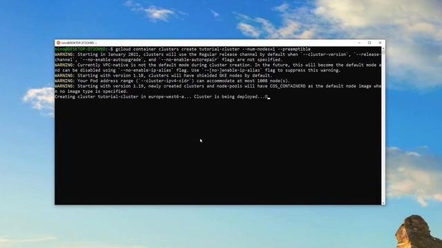 Create a Kubernetes Cluster on GKE смотреть онлайн