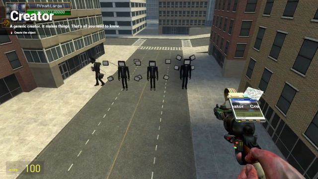 I GAVE TV WOMAN A HAMBURGER! In Garrys Mod! смотреть онлайн